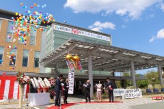 北信総合80周年セレモニーくす玉